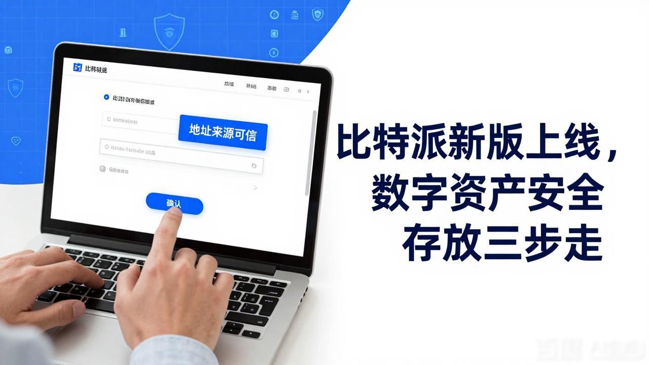 比特派新版上线，数字资产安全存放三步走