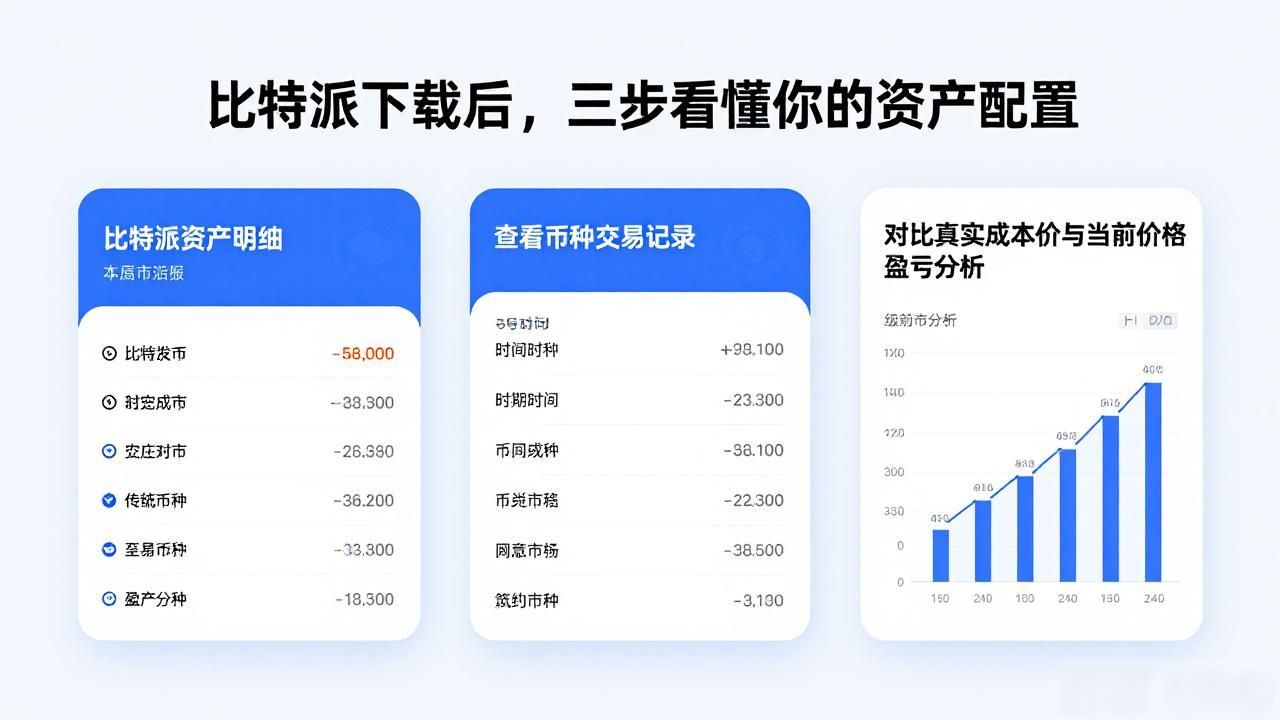比特派下载后，三步看懂你的资产配置