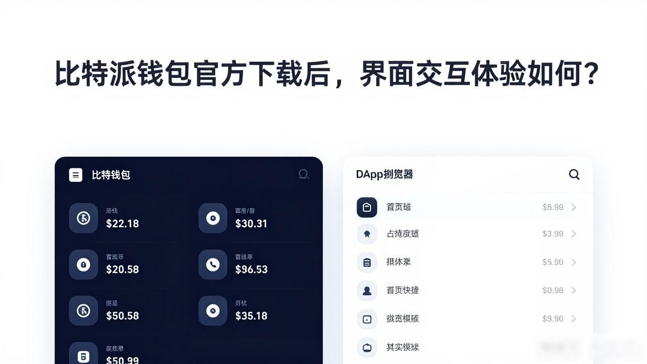 比特派钱包官方下载后，界面交互体验如何？