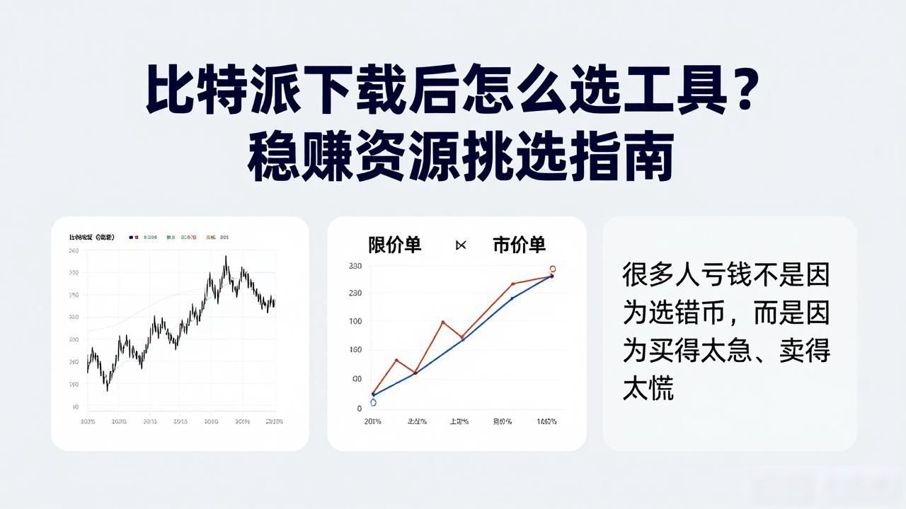 比特派下载后怎么选工具？稳赚资源挑选指南