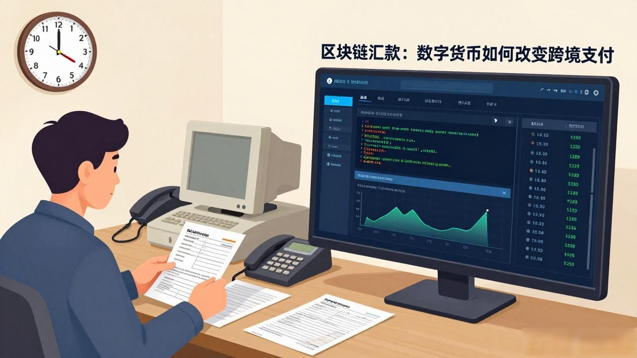 数字货币与区块链汇款_区块链跨境汇款_数字货币支付效率提升