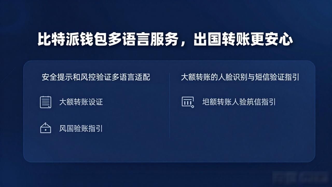 比特派钱包app的国际化服务与多语言支持_跨境支付_比特派钱包多语言支持