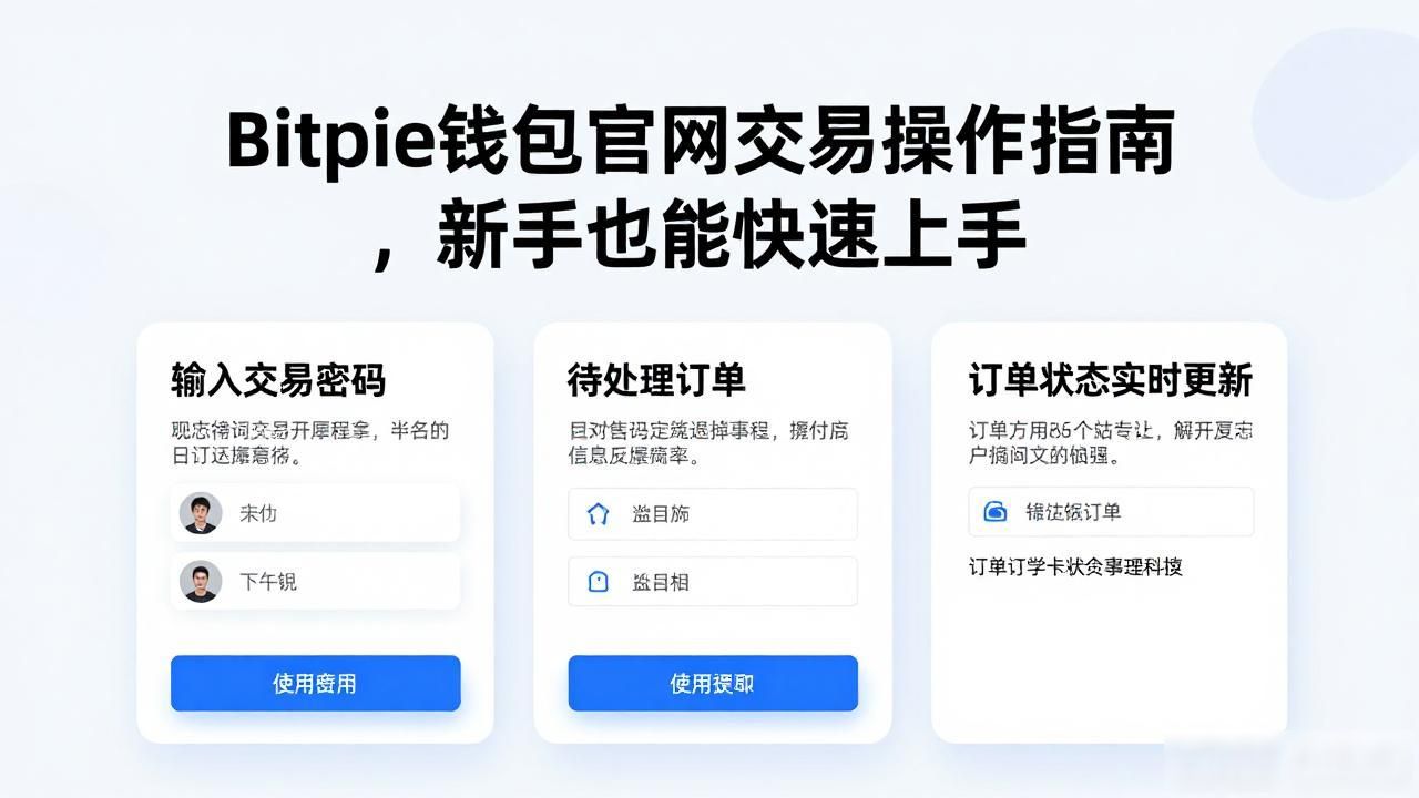 Bitpie钱包app官网交易操作_如何在Bitpie钱包app官网上下达交易指令_Bitpie钱包数字货币交易流程