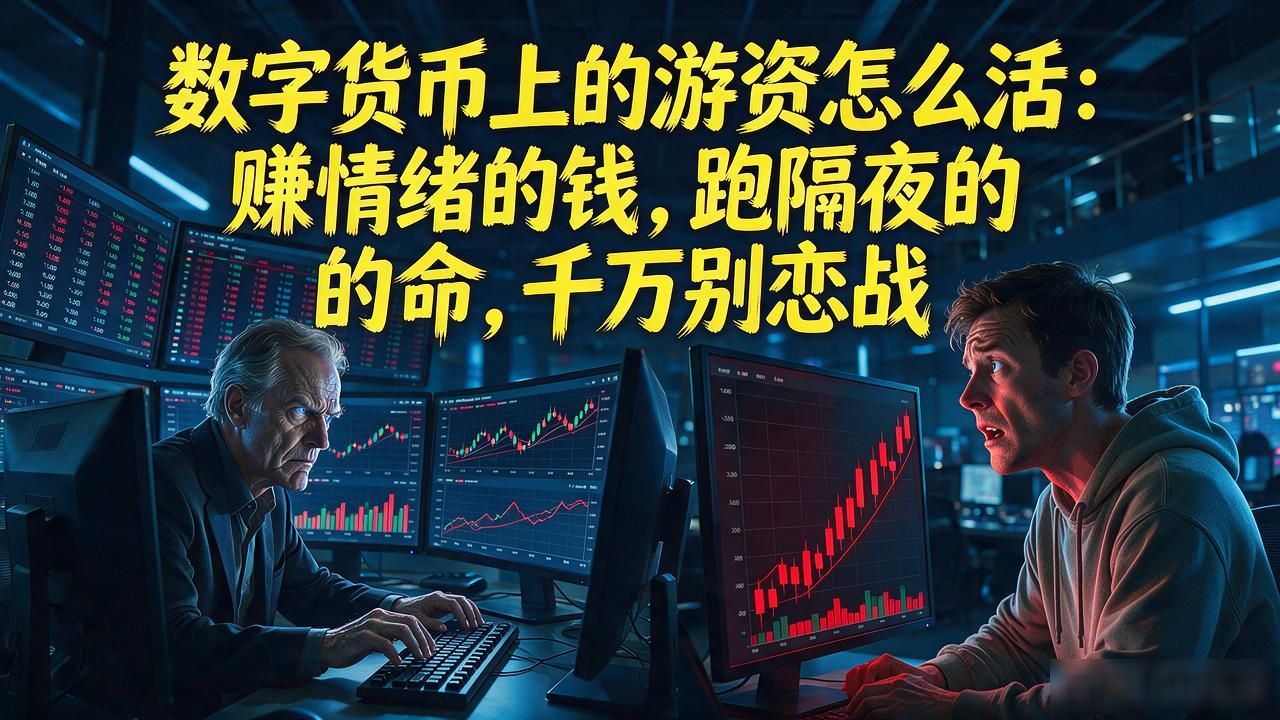数字货币上的游资怎么活：赚情绪的钱，跑隔夜的命，千万别恋战