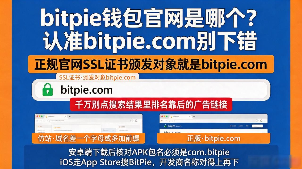 bitpie钱包官网是哪个？认准bitpie.com别下错
