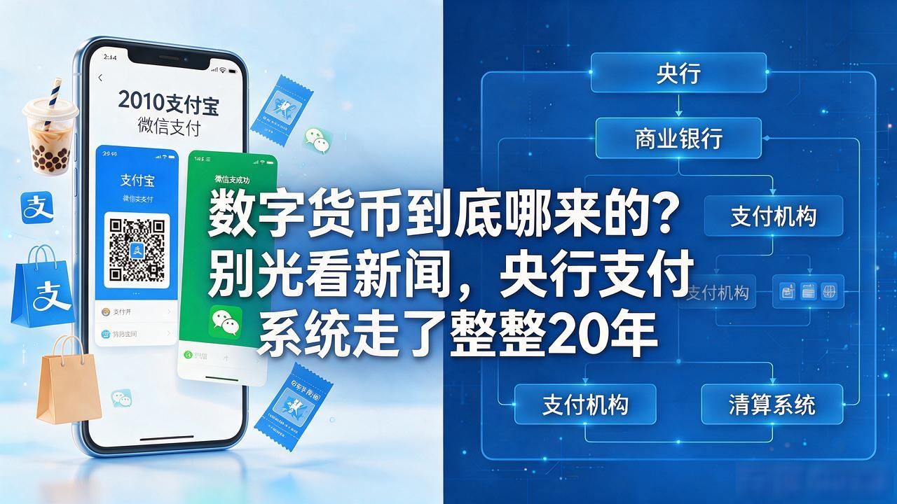 数字货币到底哪来的？别光看新闻，央行支付系统走了整整20年