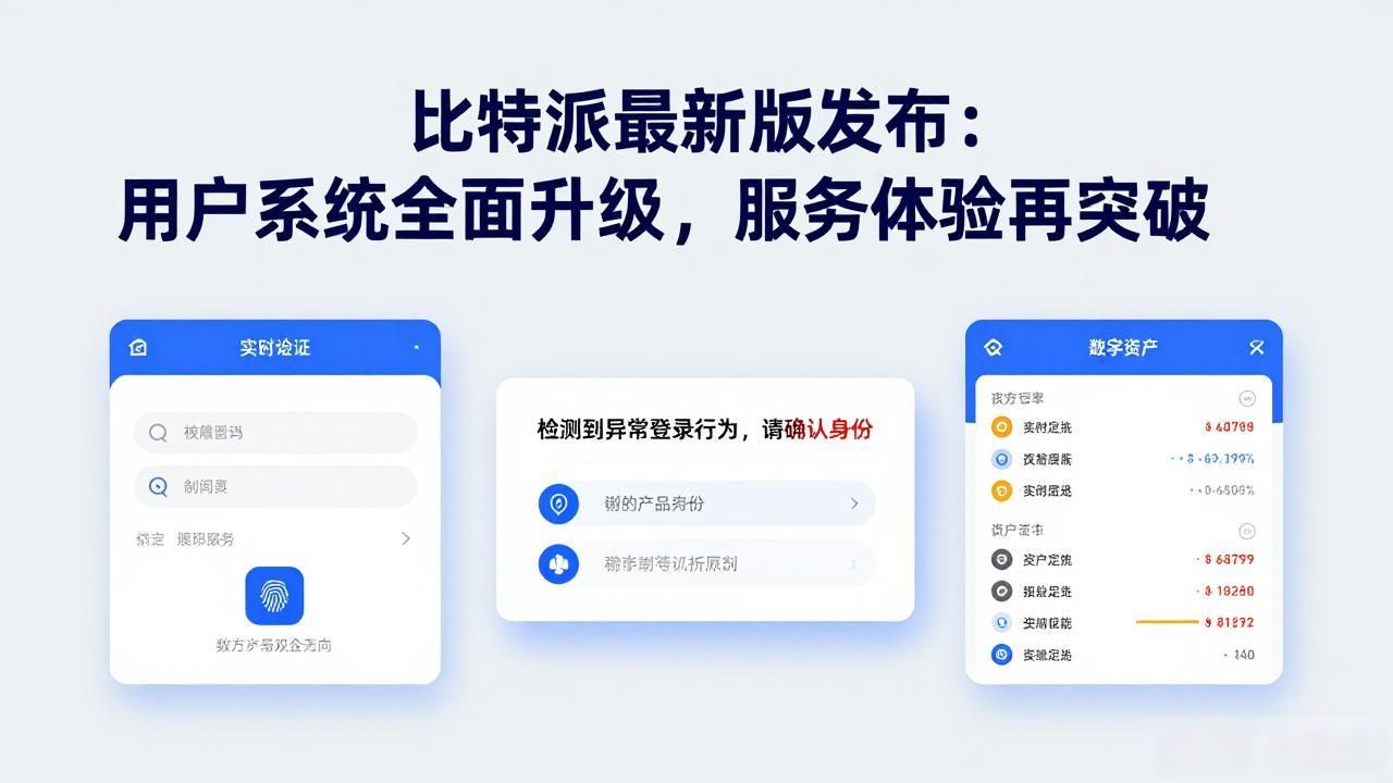 比特派最新版发布：用户系统全面升级，服务体验再突破