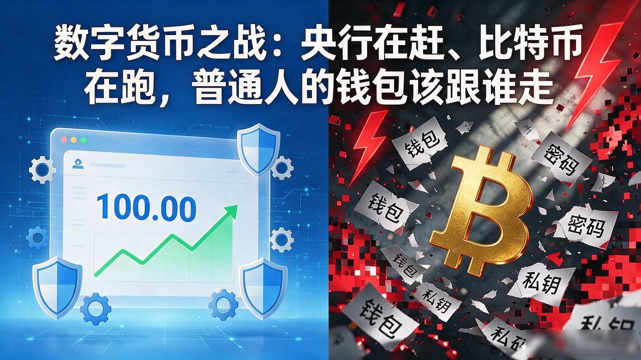 数字货币之战：央行在赶、比特币在跑，普通人的钱包该跟谁走