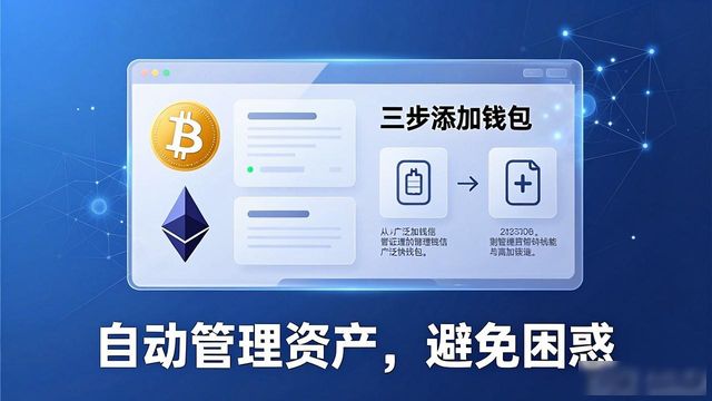 比特派钱包新体验 添加钱包只要三步