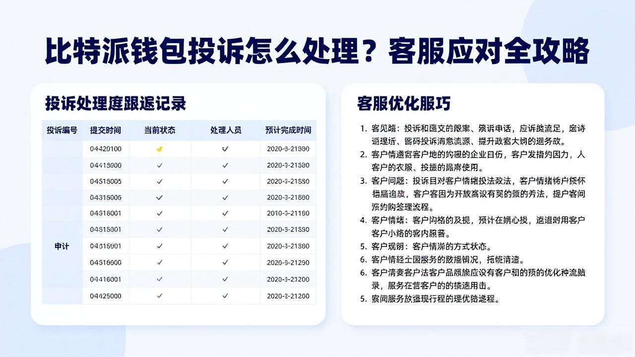 比特派钱包投诉怎么处理？客服应对全攻略