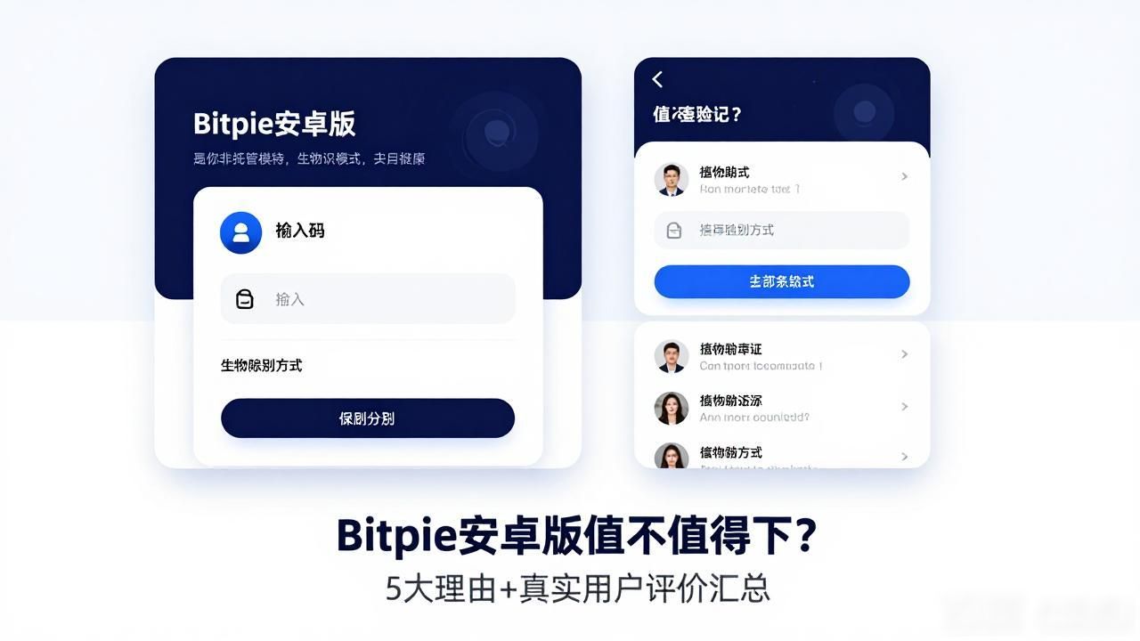 Bitpie安卓版值不值得下？5大理由+真实用户评价汇总