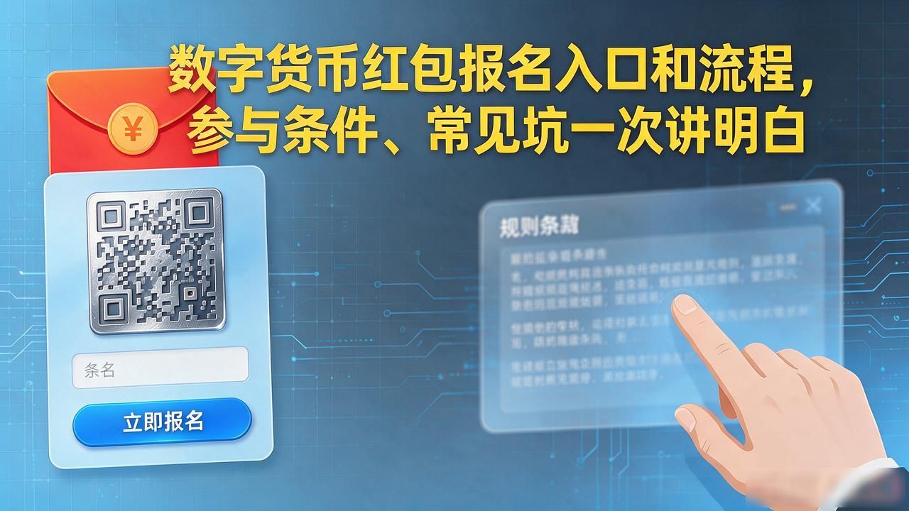 数字货币红包报名入口和流程，参与条件、常见坑一次讲明白