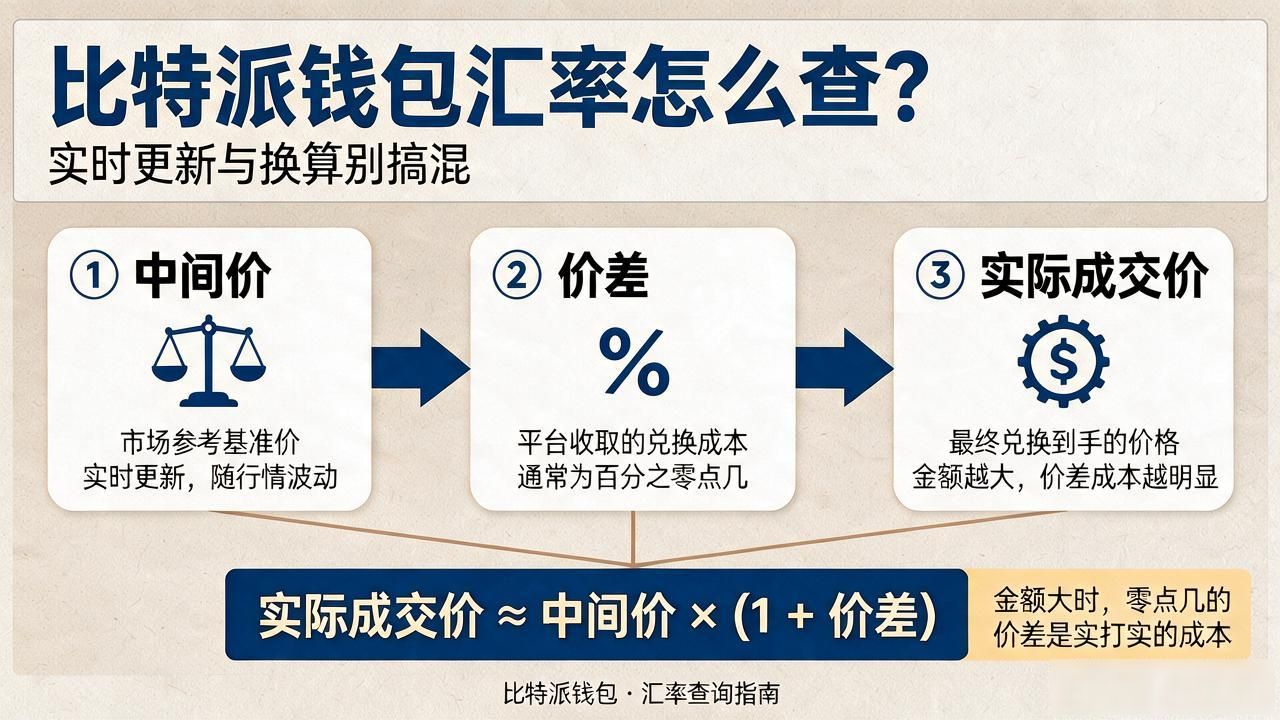 比特派钱包汇率怎么查？实时更新与换算别搞混