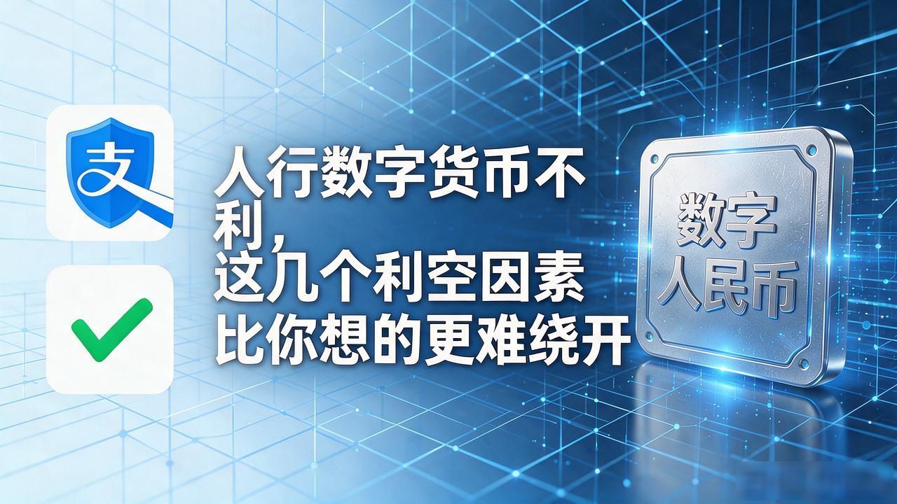 人行数字货币不利，这几个利空因素比你想的更难绕开