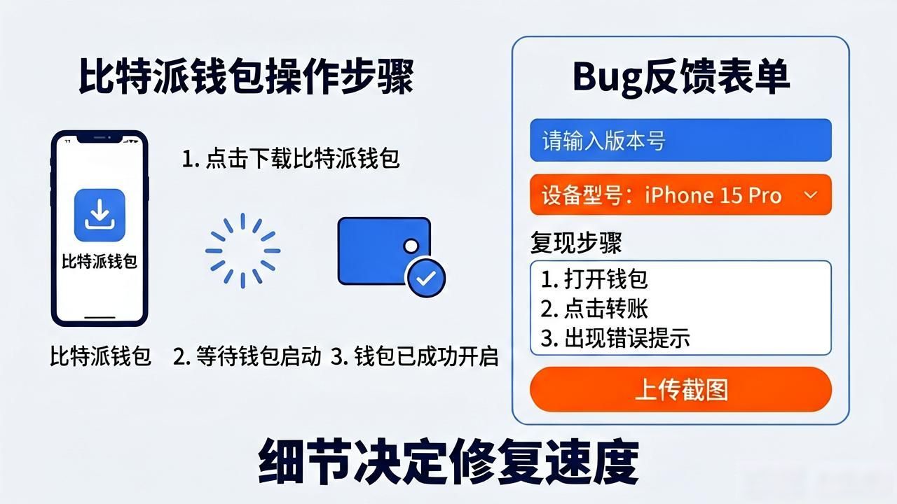 比特派钱包反馈路径_Bug报告详细步骤_如何报告比特派钱包APP最新版本的Bug与问题？
