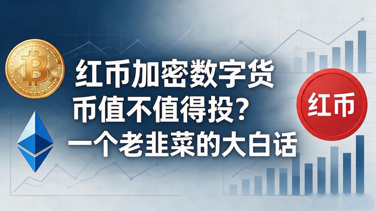 红币加密数字货币值不值得投？一个老韭菜的大白话