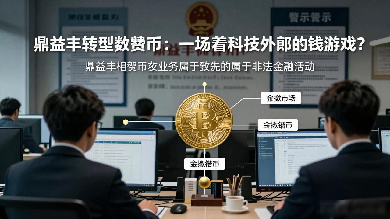 鼎益丰转型数字货币：一场披着科技外衣的圈钱游戏？