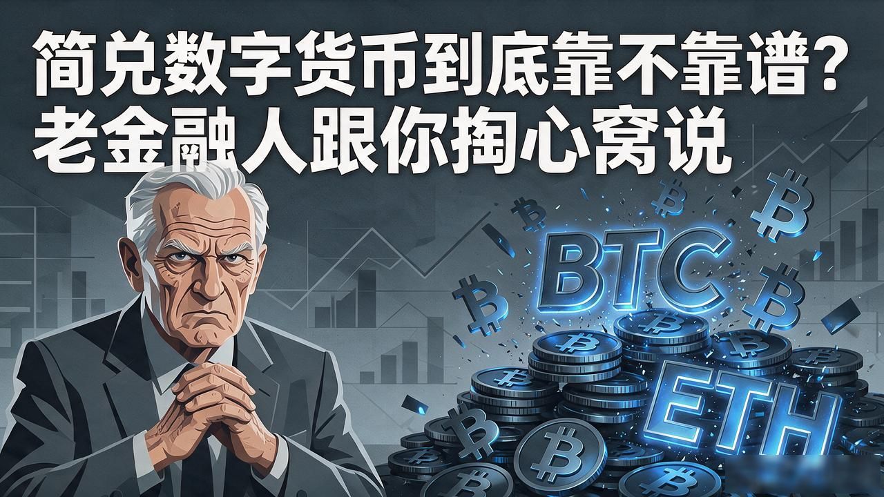 简兑数字货币到底靠不靠谱？老金融人跟你掏心窝说