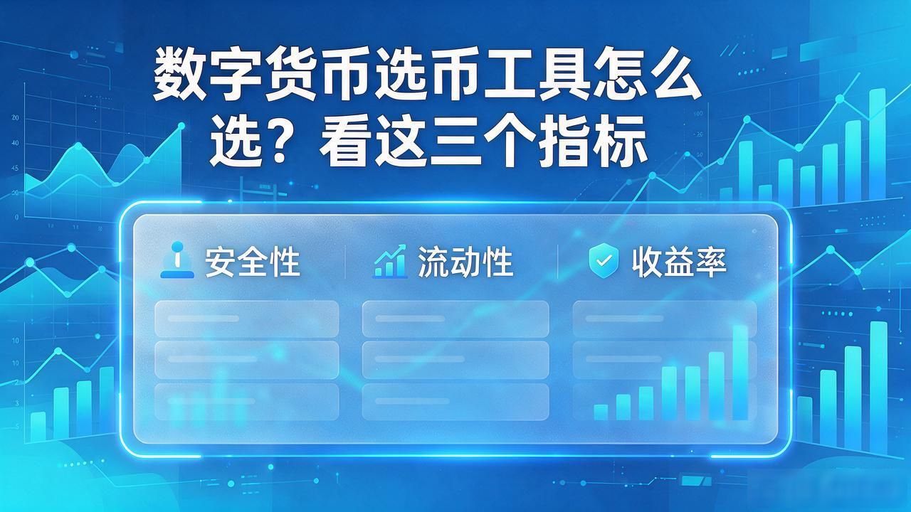 数字货币选币工具怎么选？看这三个指标