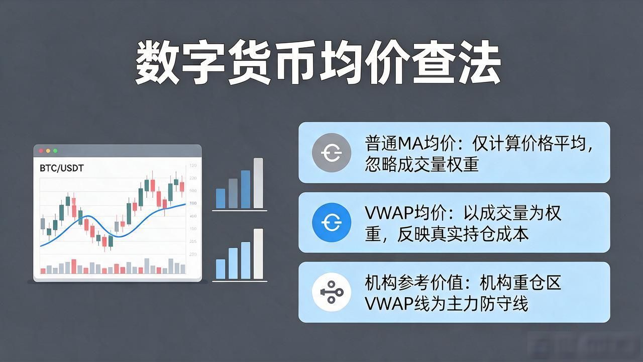 VWAP成交价加权平均线_均价支撑压力位判断_数字货币怎么看均价