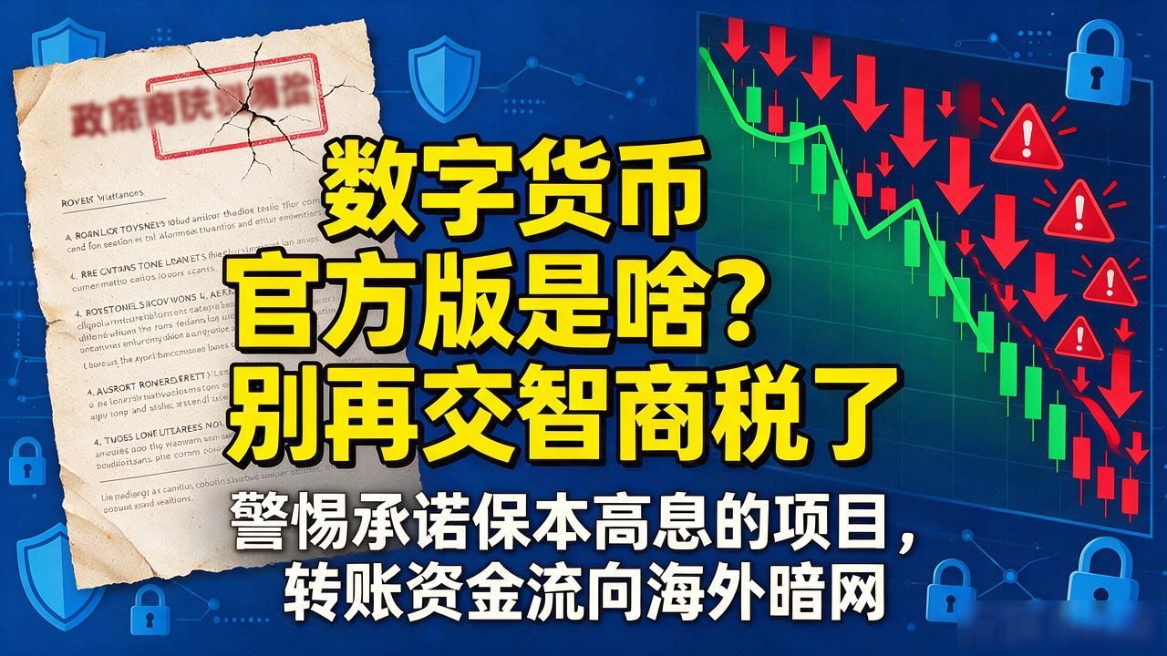 数字货币官方版是啥？别再交智商税了