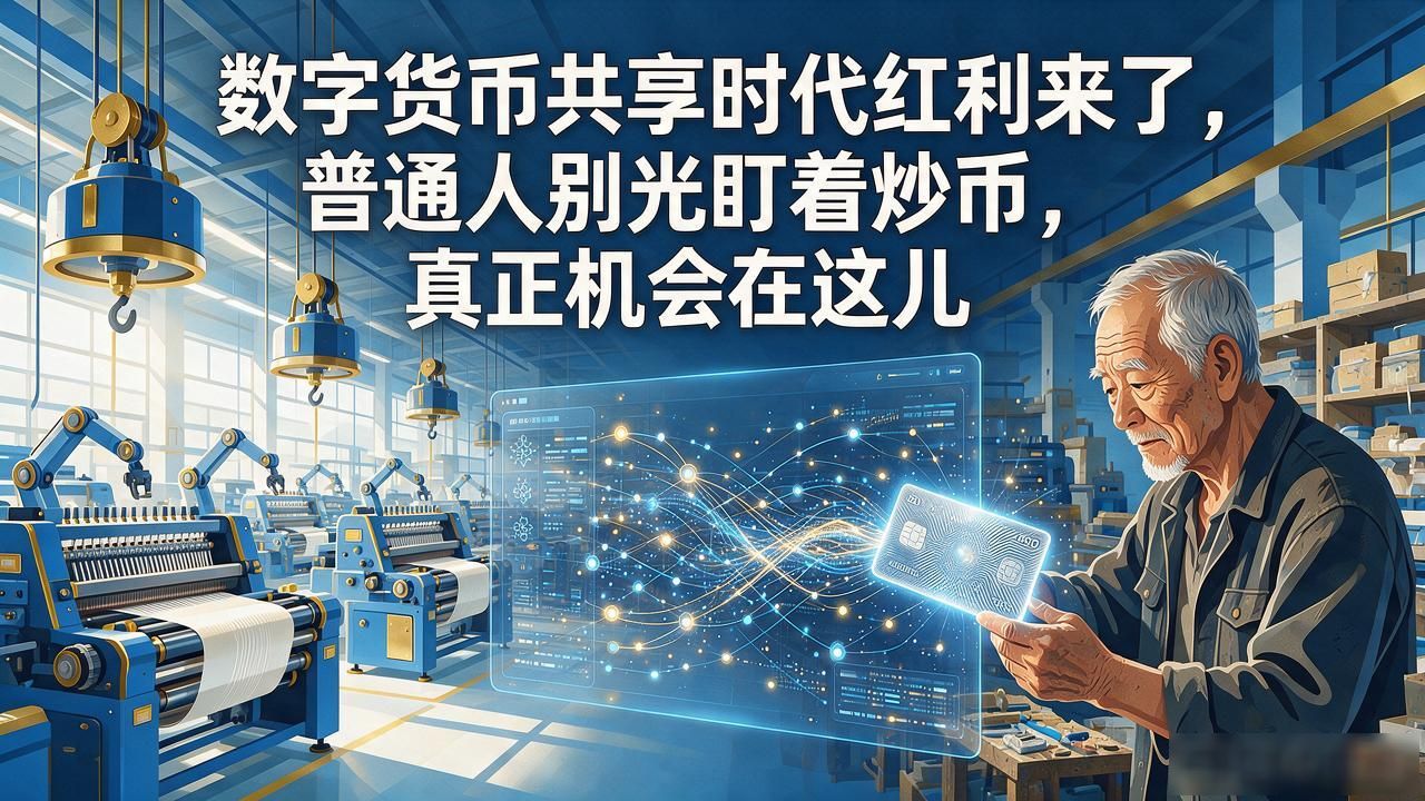 数字货币共享时代红利来了，普通人别光盯着炒币，真正机会在这儿