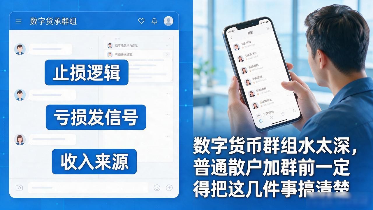 数字货币群组水太深，普通散户加群前一定得把这几件事搞清楚