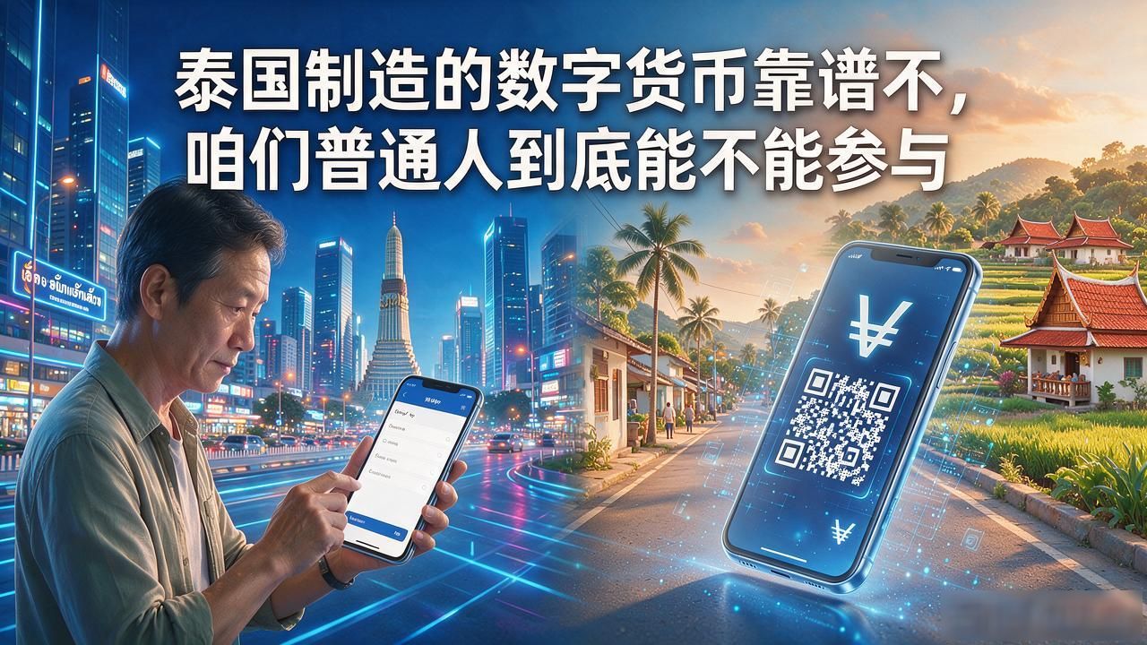 泰国制造的数字货币靠谱不，咱们普通人到底能不能参与
