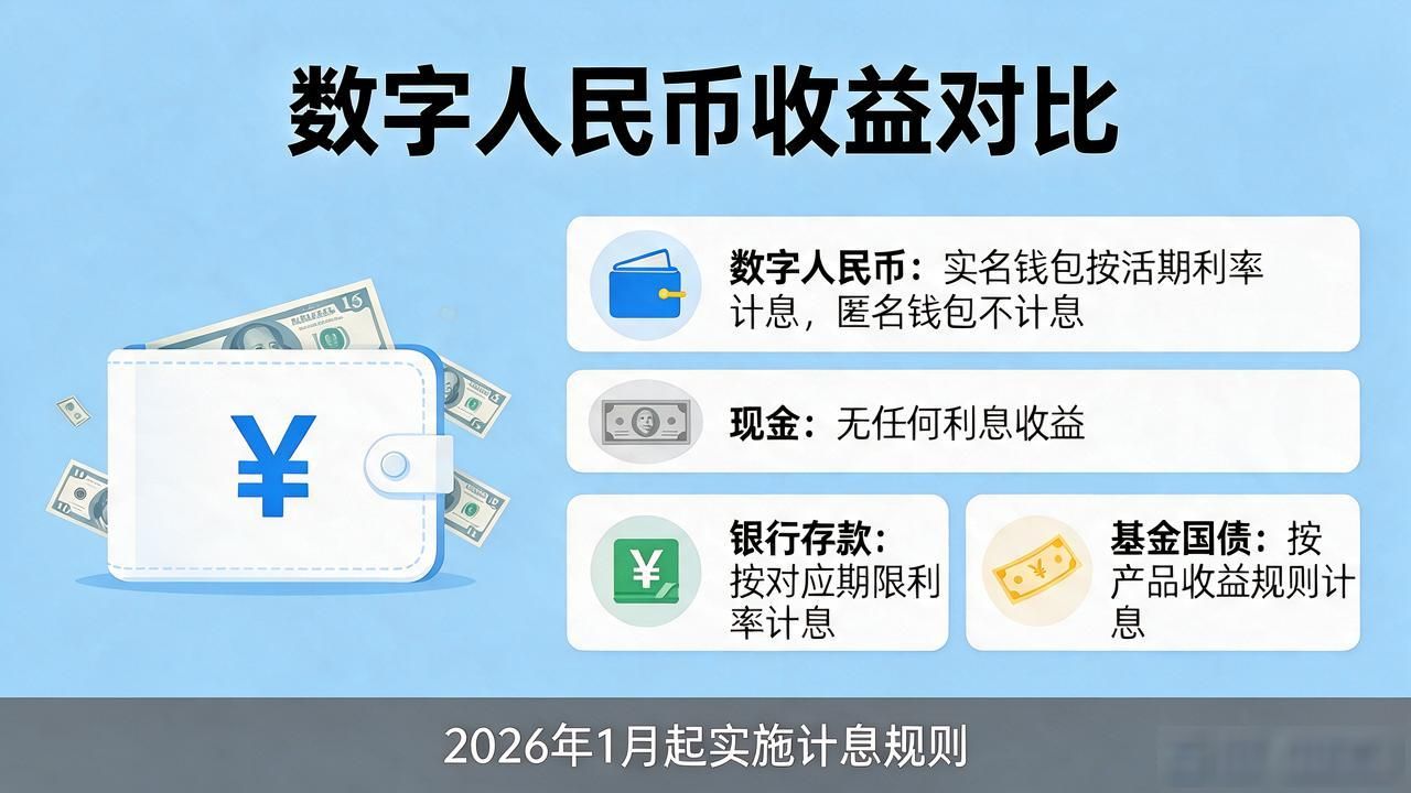 数字人民币不计利息_数字人民币钱包利率_央行数字货币涨利息不