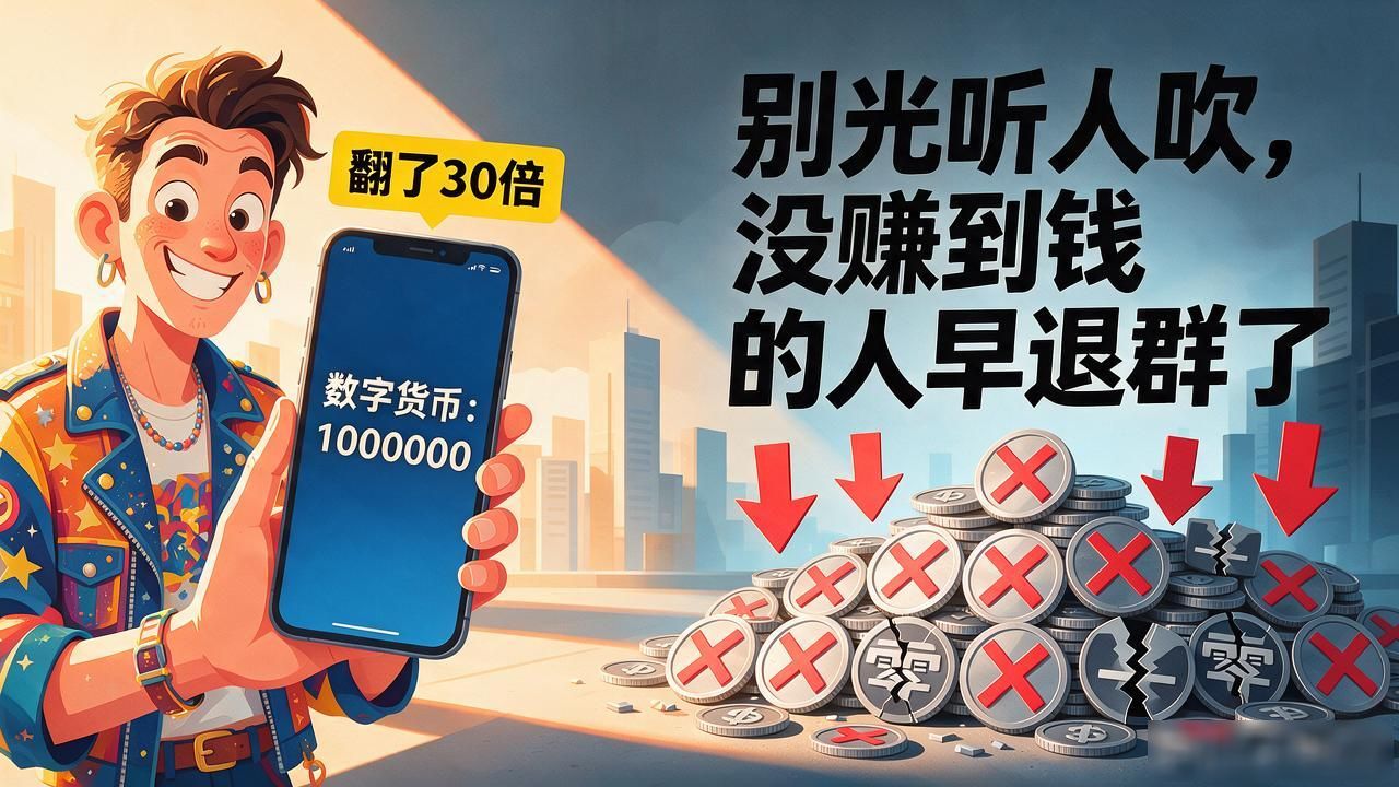 数字货币几x什么意思？翻了几倍而已，别光听人吹