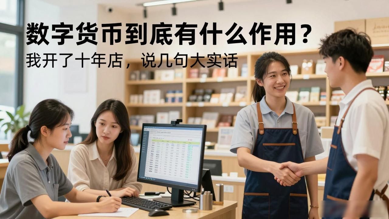 数字货币q到底有什么作用？我开了十年店，说几句大实话