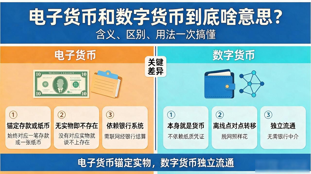 数字人民币 法币 电子化_电子货币数字货币含义_电子货币 数字货币 区别