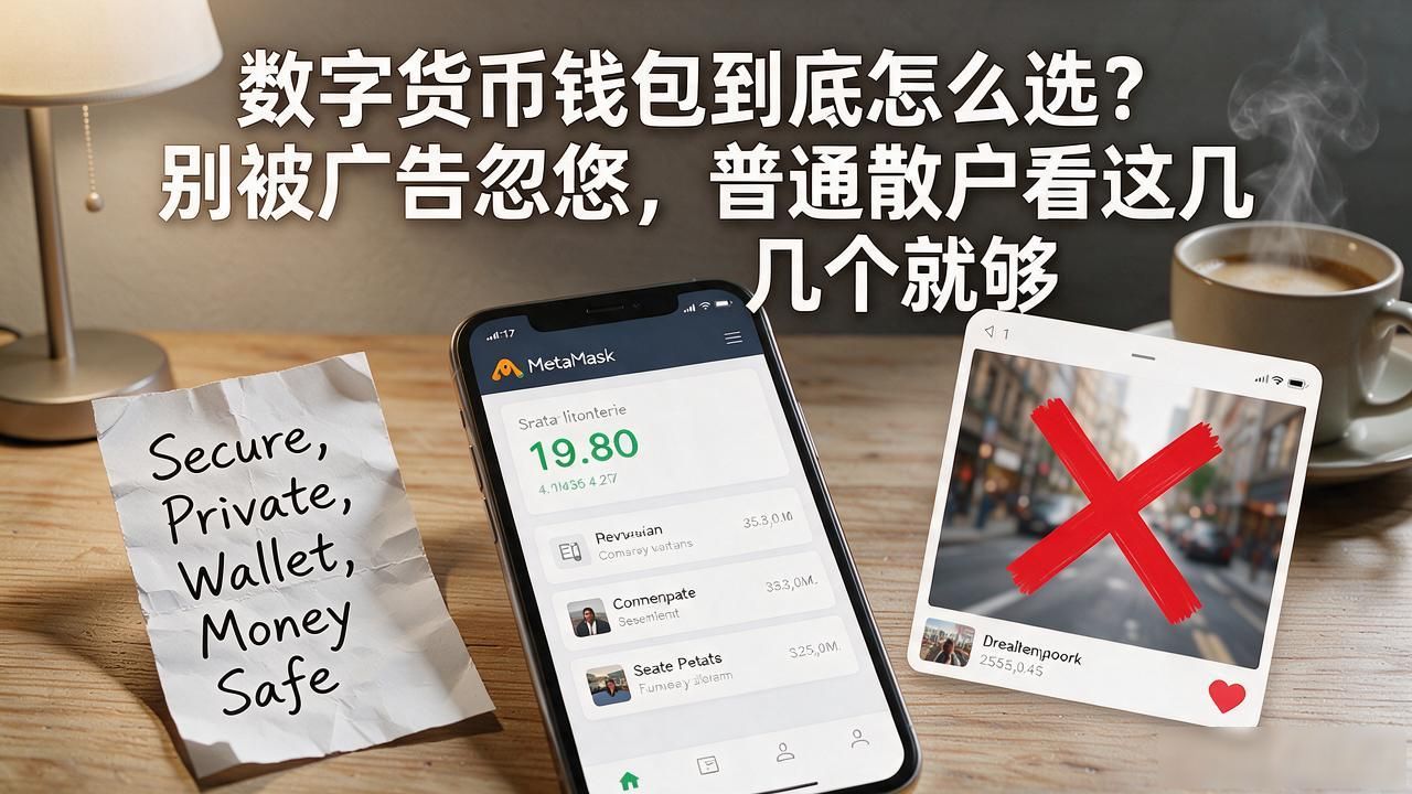 数字货币钱包到底怎么选？别被广告忽悠，普通散户看这几个就够