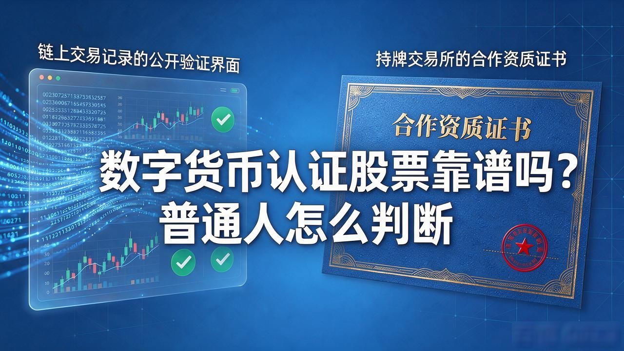 数字货币认证股票靠谱吗？普通人怎么判断
