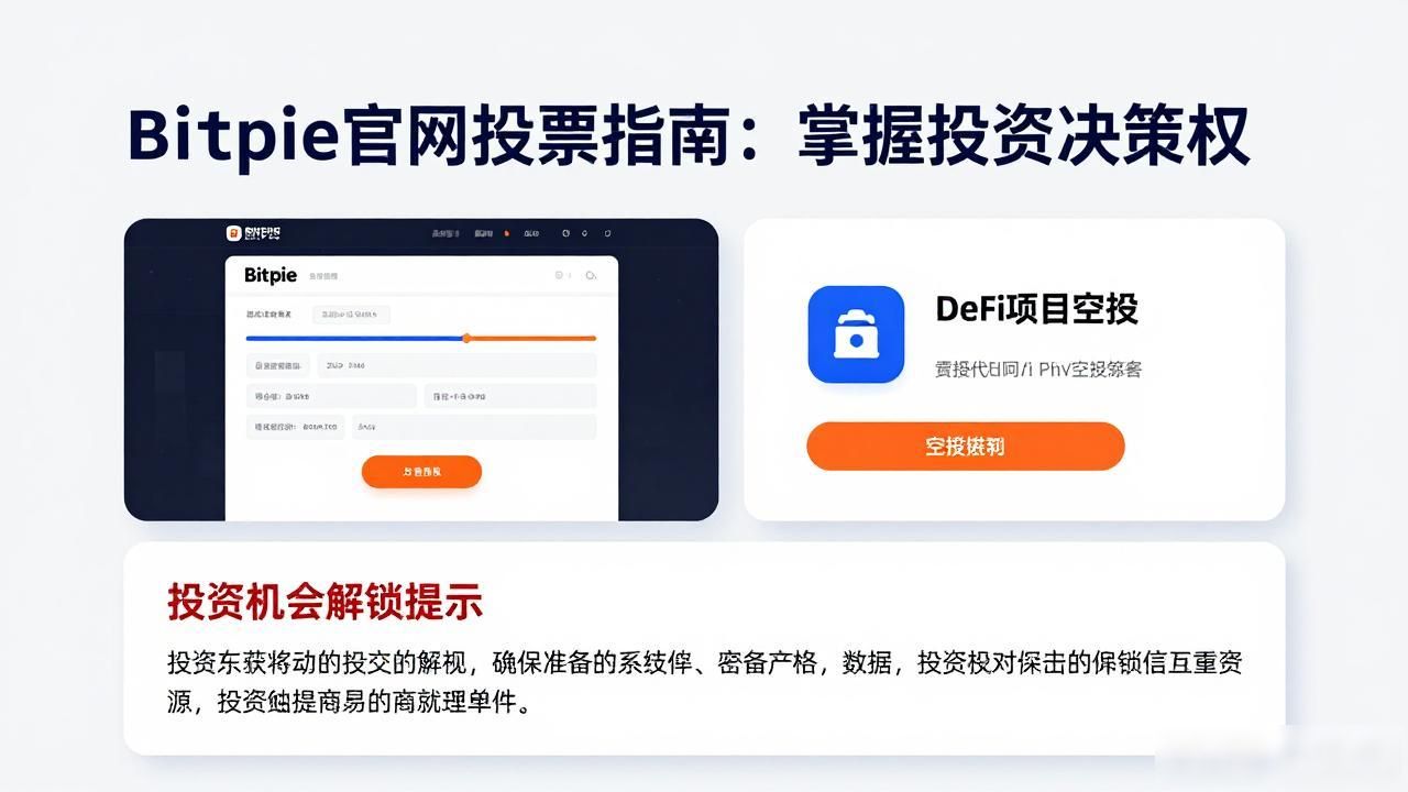 Bitpie社区治理投票_如何通过bitpie官网参与社区投票，获取更多投资机会与决策创造的权利？_参与DeFi项目决策