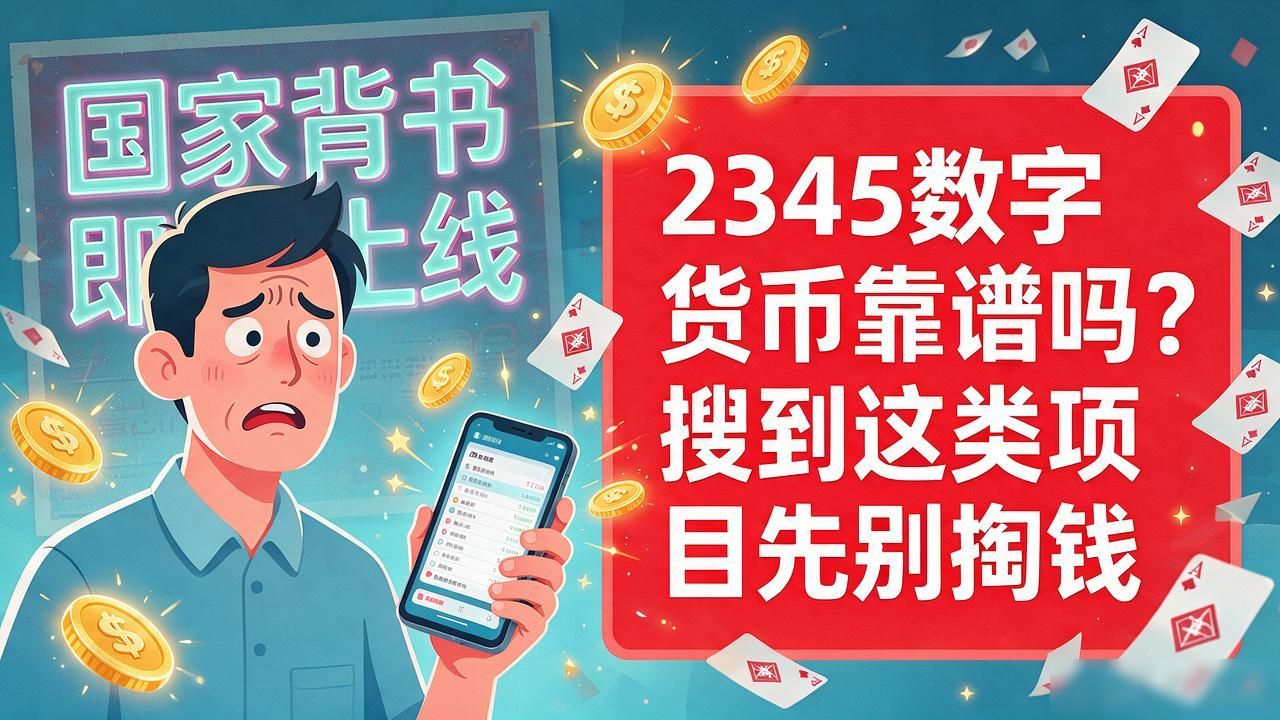 2345数字货币靠谱吗？搜到这类项目先别掏钱