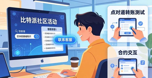 比特派参加社区活动，看完就会