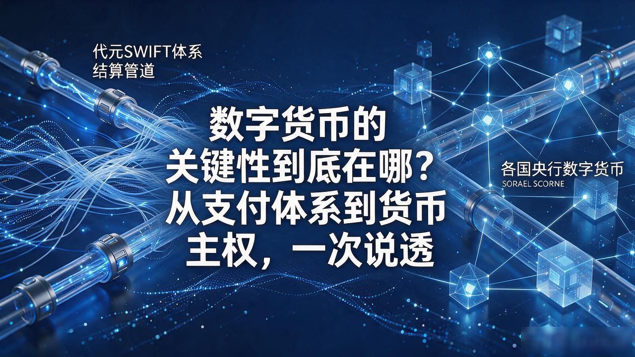 数字货币的关键性到底在哪？从支付体系到货币主权，一次说透