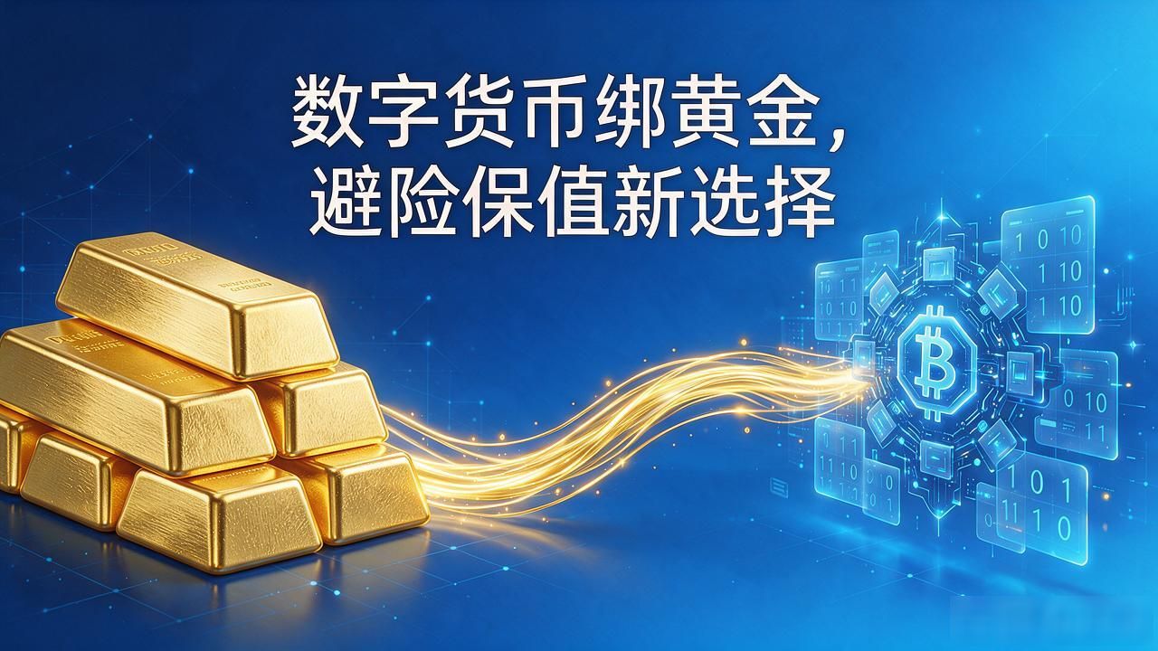 数字货币绑黄金，避险保值新选择