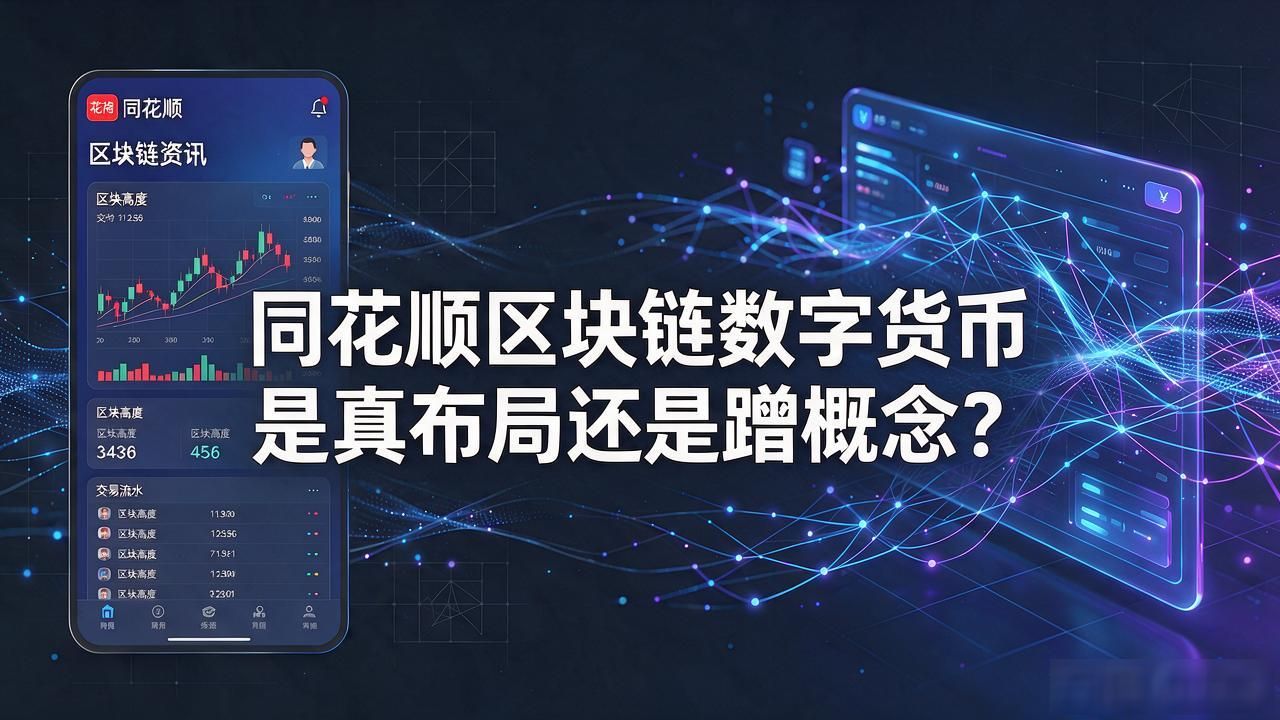 同花顺区块链数字货币是真布局还是蹭概念？散户得看清这几点