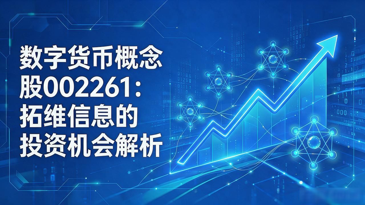 数字货币概念股002261：拓维信息的投资机会解析
