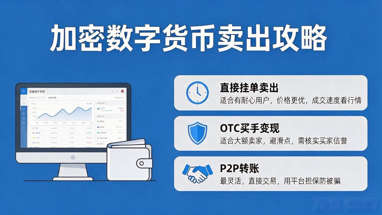 怎样卖加密数字货币？新手卖出变现完整攻略
