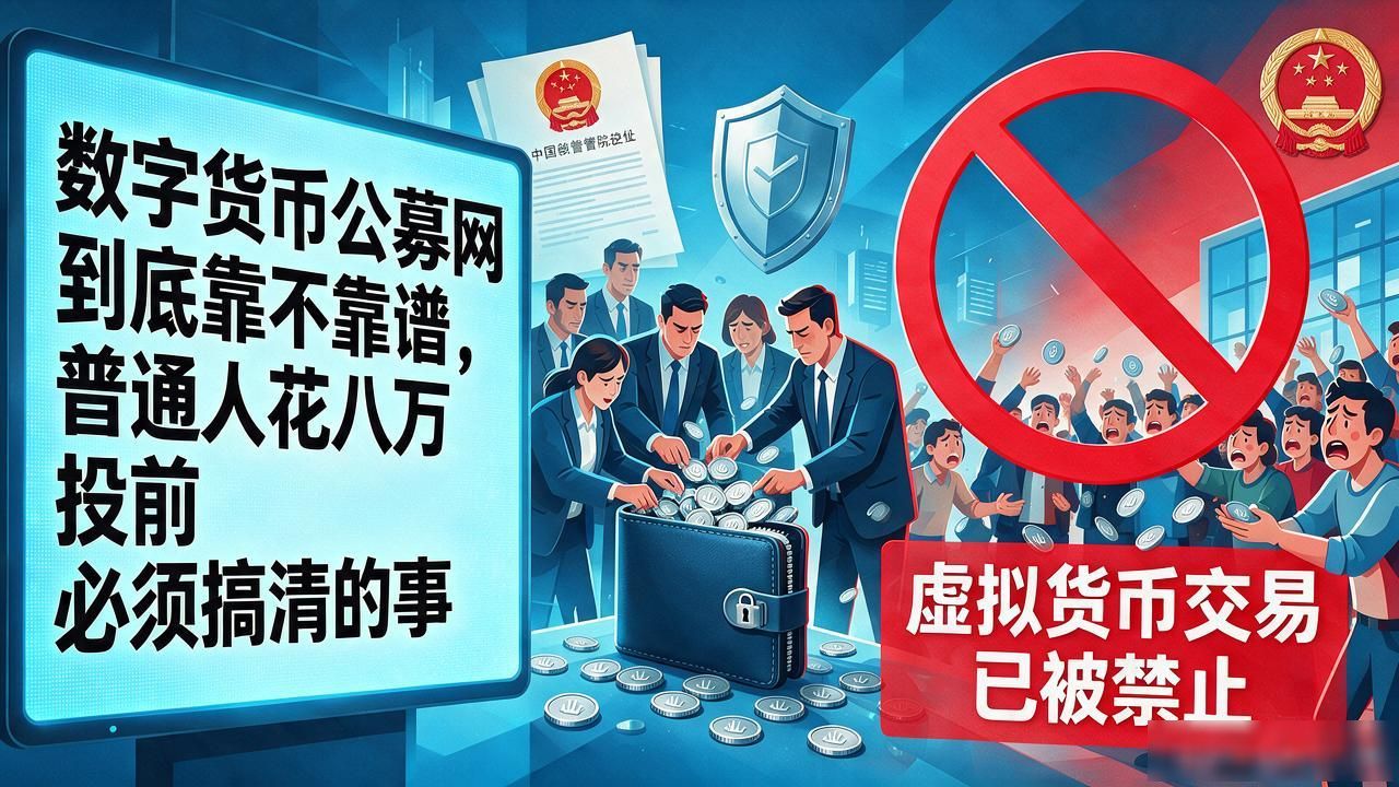 数字货币公募网到底靠不靠谱，普通人花八万投前必须搞清的事