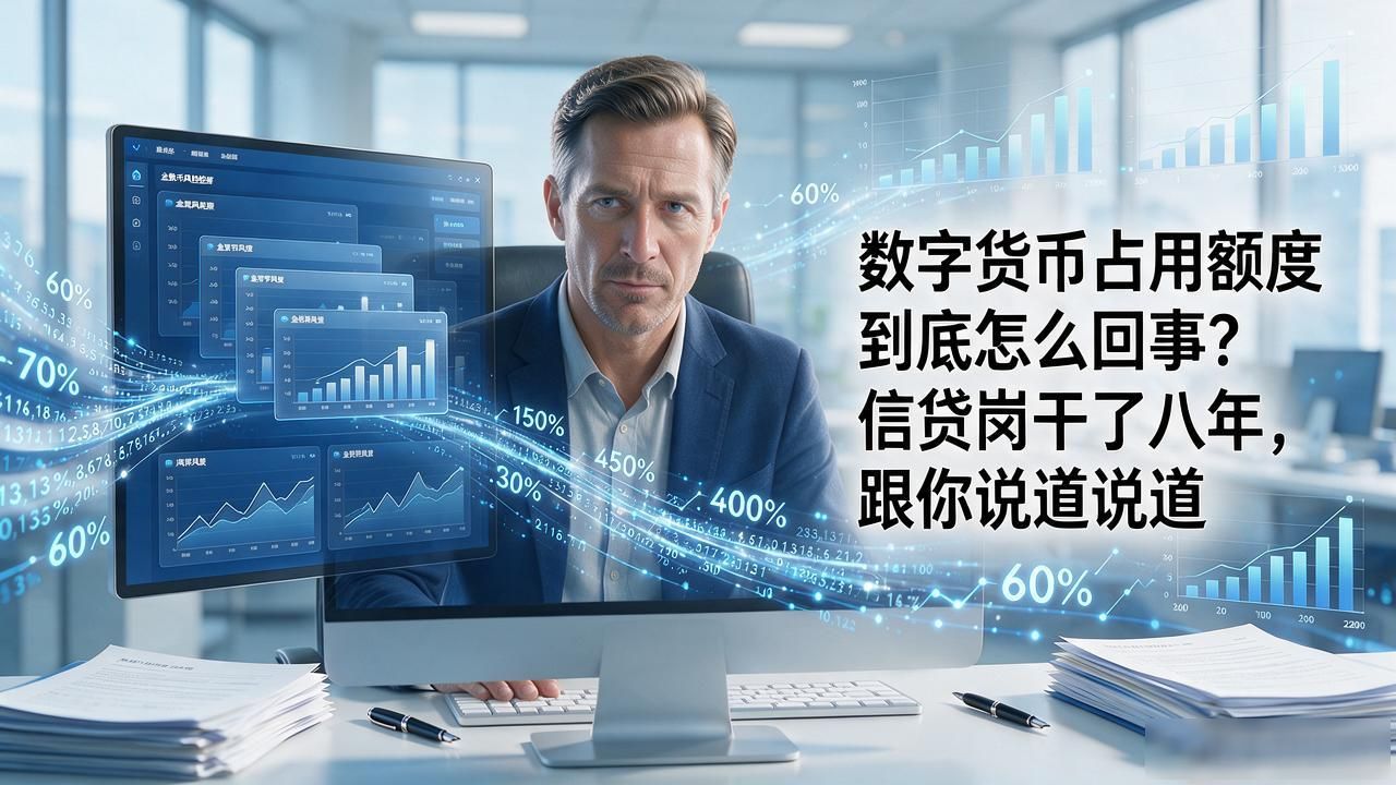 数字货币占用额度到底怎么回事？信贷岗干了八年，跟你说道说道
